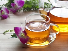 厳選したハーブティをお出ししています